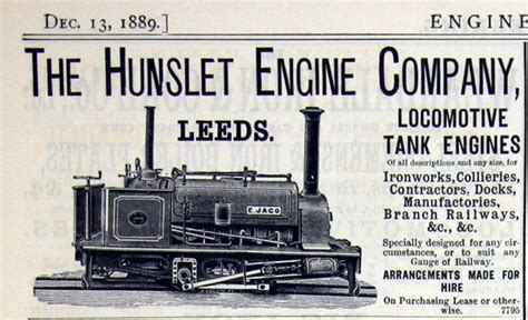 <b>Hunslet</b> <b>Engine</b> <b>Co</b> Ltd, locomotive builders This page summarises records created by this Business The summary includes a brief description of the collection (s) (usually including the covering dates. . Hunslet engine company archives